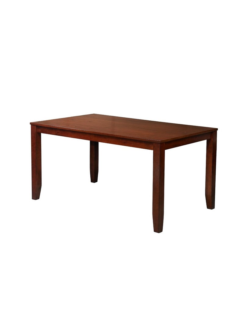 ROYALOAK Muar Wooden 6 Seater Dining Table Set | Mindy Veneer Table Top | Solid Wood | Cushioned Seats | Tapered Design Legs  - Image 3