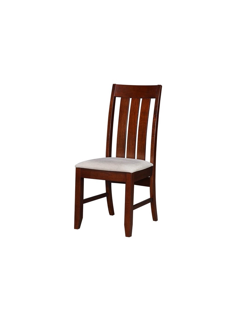 ROYALOAK Muar Wooden 6 Seater Dining Table Set | Mindy Veneer Table Top | Solid Wood | Cushioned Seats | Tapered Design Legs  - Image 4