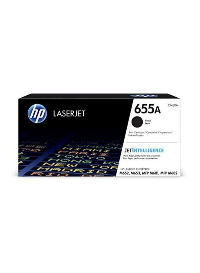 HP خرطوشة مسحوق حبر لطابعة ليزر جيت 655A 655A أسود - Image 2