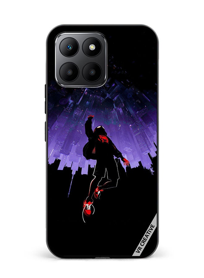 VR CREATIVE غطاء حماية واقٍ لهاتف Honor 70 Lite Spider-Man بتصميم الفضاء متعدد الألوان - Image 1