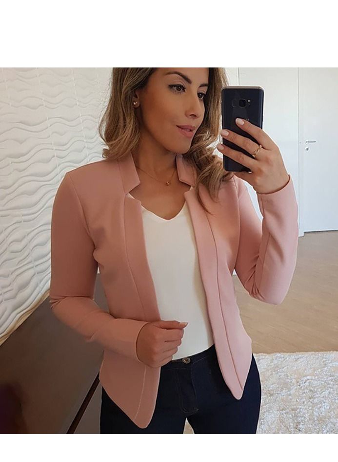 Loquat Women's New Fashion Simple Slim Coat 