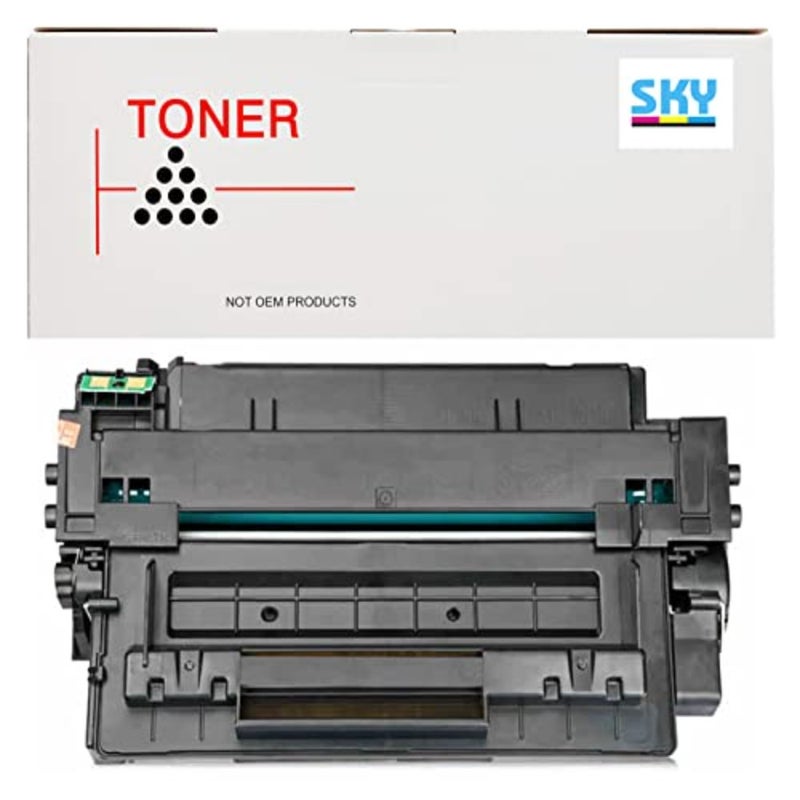 طابعات LaserJet M3027/M3035/P3005، خرطوشة حبر أسود، متوافقة مع 51A Q7551A عالية الإنتاجية، تركيبة متينة قائمة على البوليمر للحصول على نص حاد وإخراج متسق - Image 1