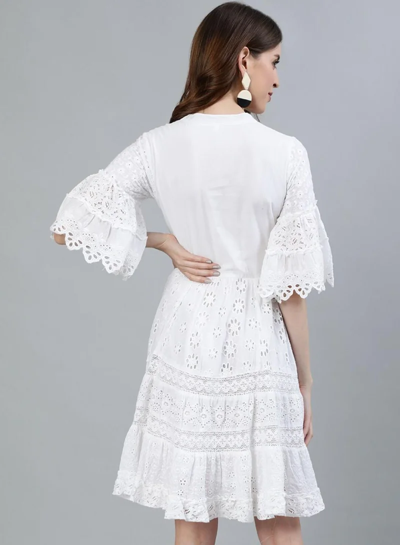 Ishin  White Dress for Women | Best Price UAE
