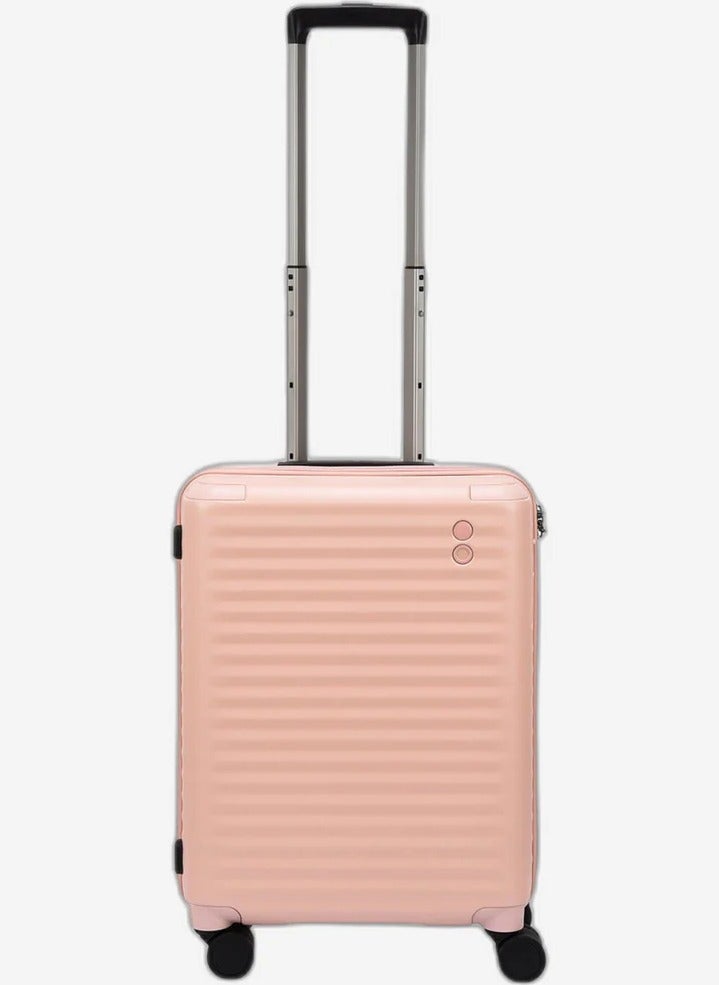 Echolac Celestra 55 Cm Hardcase Non-Expandable 4 Double Wheel Cabin Luggage Trolley - Pink - Image 1