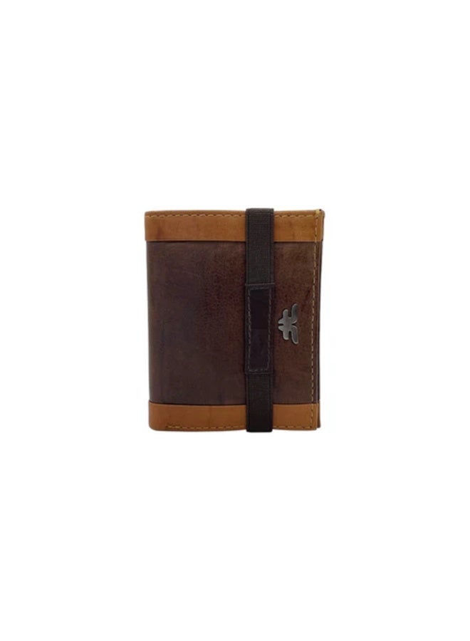 LAVERI LEATHER Compact Bi-Fold Cards & Cash Wallet # 1654 - Image 2