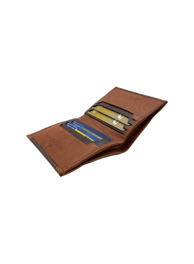 LAVERI LEATHER Compact Bi-Fold Cards & Cash Wallet # 1654 - Image 4