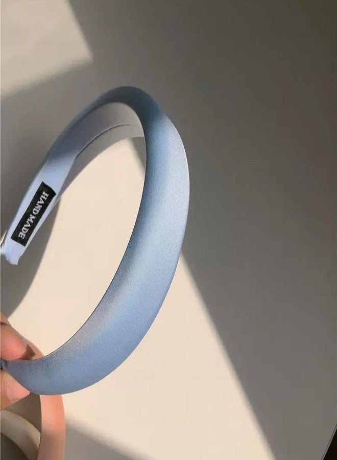 DCELLA طوق شعر أنيق ولطيف مبطن بقماش ناعم من DCELLA، هدية مثالية للفتيات والأطفال (أزرق) - Image 2