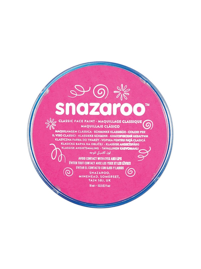 Snazaroo Classic Face and Body Paint, 18.8g (0.66-oz) Pot, Bright Pink - Image 3