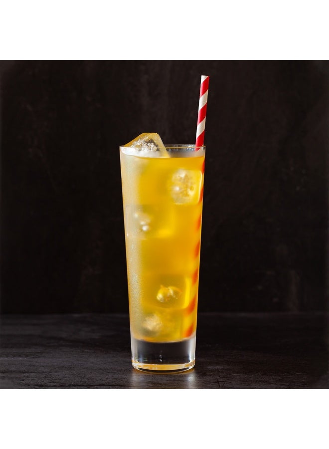 Restaurantware Moda Nude 12 Ounce Crystal Collins Glasses, Set of 6 Dishwasher-Safe Tall Drinking Glasses - Heavy Base, Laser-Cut Rim, Fine-Blown Crystal Mojito Glasses, For Cocktails Or Beverages - Image 3