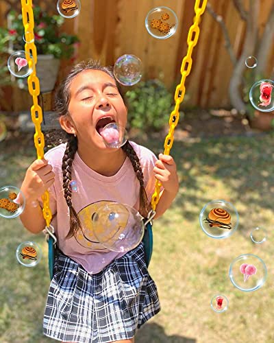 BubbleLick Bubble Lick Flavored Bubbles, Variety (Glazed Cinnamon, Watermelon, Chocolate Chip Cookie, Cotton Candy), 2.5 fl oz, 4 - Image 2