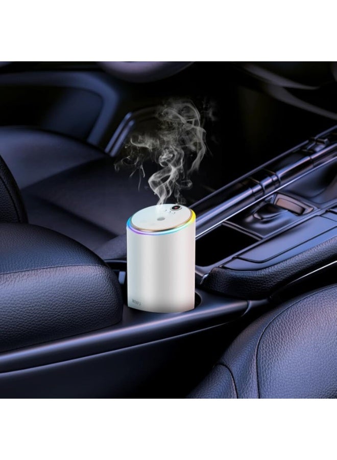 WiWU Smart Car Air Freshener with LED & Battery – White - Image 3