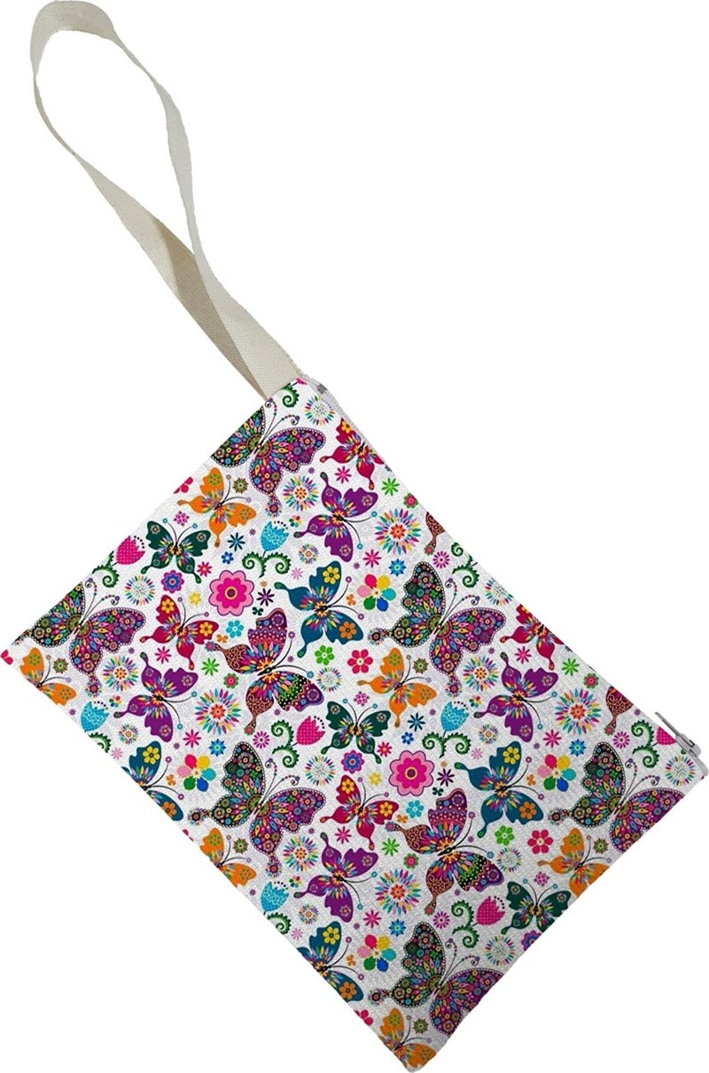 BEAM Unisex Butterfly Patterned Clutch Bag