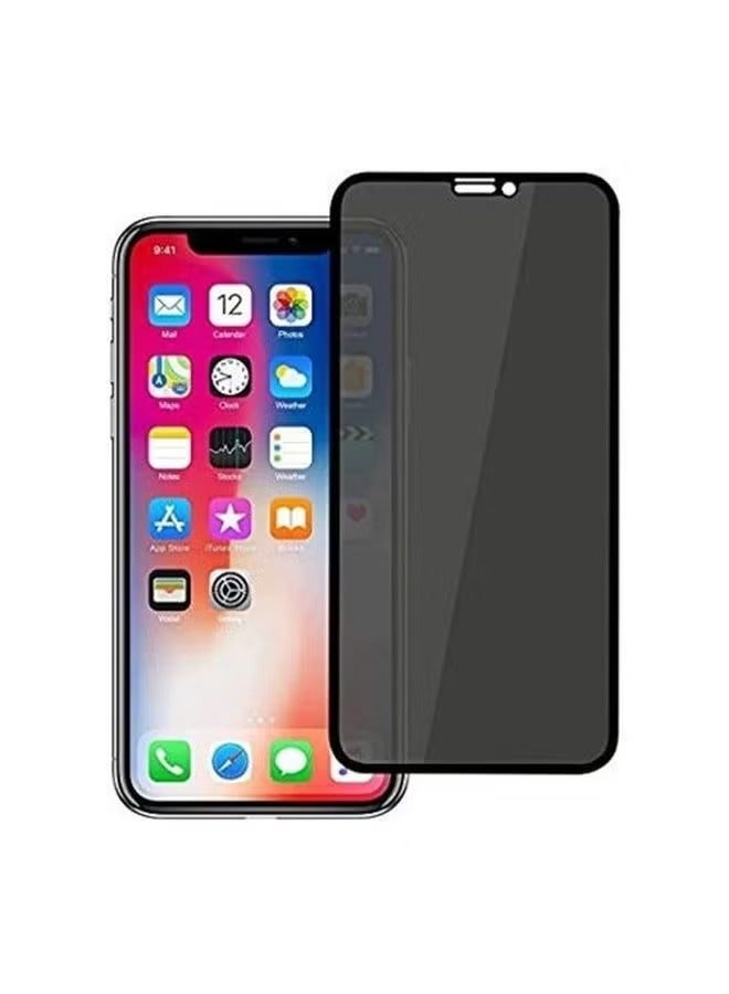 IPhone 11 / XR Full Privacy Tempered Glass Screen Protection, Anti-Spy 9H Hardness, Full Cover Explosion-Proof Screen, [Case Friendly] [Bubble Free] - Black