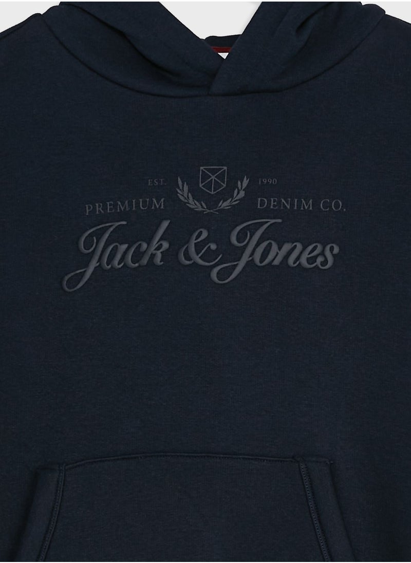 Jack & Jones Junior - Youth Logo Hoodie - Image 1