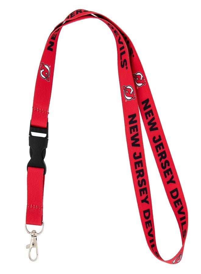 Desert Cactus New Jersey Devils Lanyard NHL National Hockey League Car Keys ID Badge Holder Keychain Detachable Breakaway Snap Buckle (Lanyard 1 - Red) - Image 2