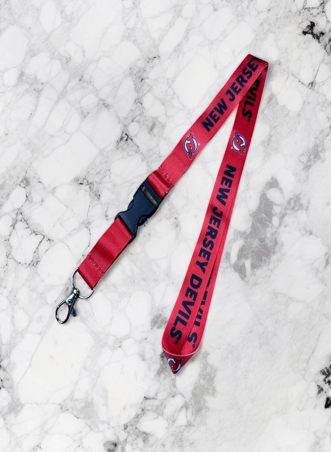 Desert Cactus New Jersey Devils Lanyard NHL National Hockey League Car Keys ID Badge Holder Keychain Detachable Breakaway Snap Buckle (Lanyard 1 - Red) - Image 5