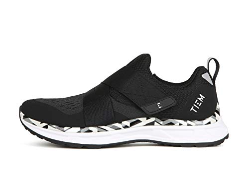TIEM Slipstream - Black Geometric - Indoor Cycling Shoe, SPD Compatible (Women's Size 8.5) - Image 2
