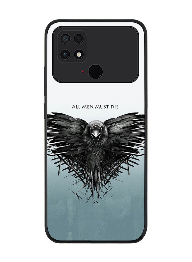 Stylizedd Rugged Black edge case for Xiaomi Poco C40 Slim fit Soft Case Flexible Rubber Edges Anti Drop TPU Gel Thin Cover - GOT All Men Must Die - Image 1