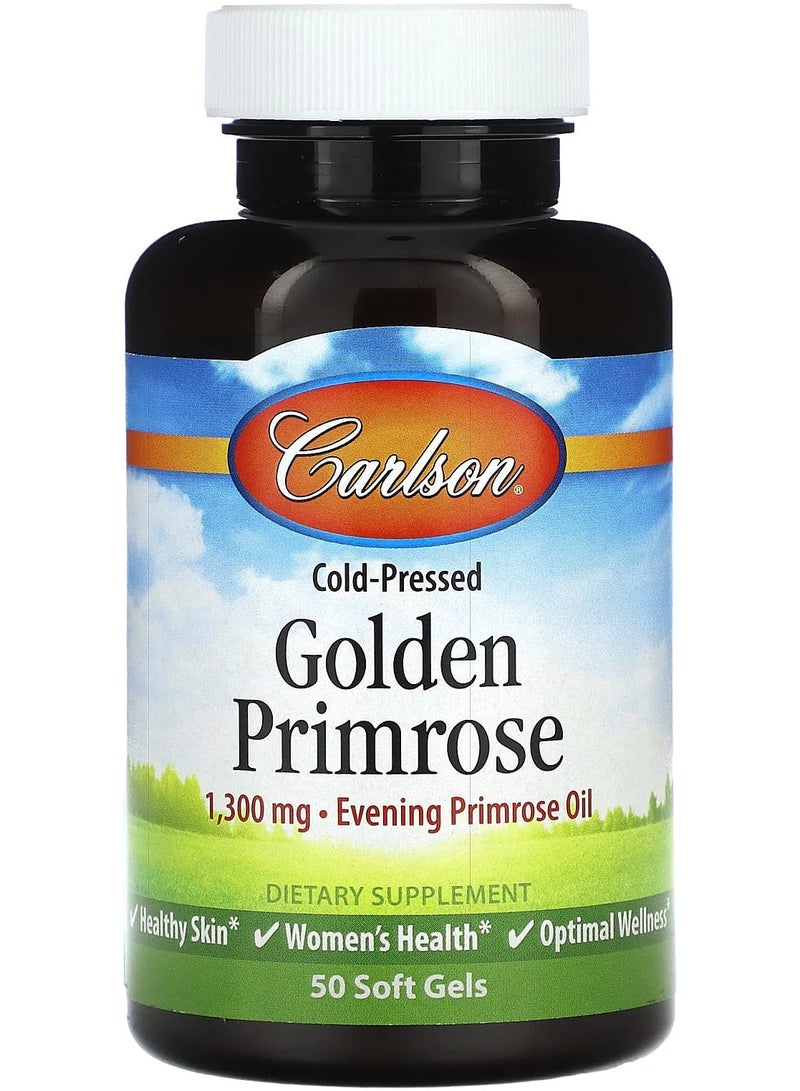 Cold-Pressed Golden Primrose, 1,300 mg, 50 Soft Gels