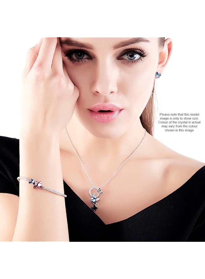 تشيميز أصفر قلادة كريستال من الكريستال للنساء والفتيات - Image 2