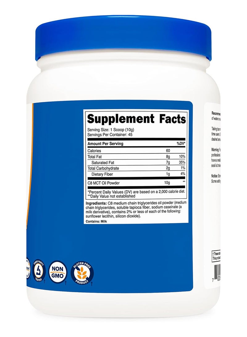 Nutricost مسحوق زيت MCT C8 95% - Image 4