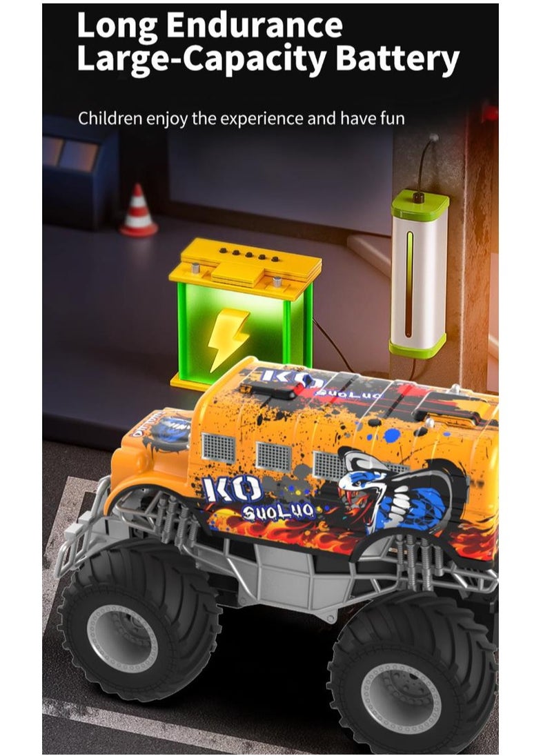 2.4G Rmote Control Off-Road Climbing Car Graffiti Monster Pickup Truck Model Remote Control Car Children's Toy - pzsku/Z5A01978E1C94248CE3A2Z/45/_/1726474392/ec0533e8-1625-49d4-b9dd-9406a581c60e