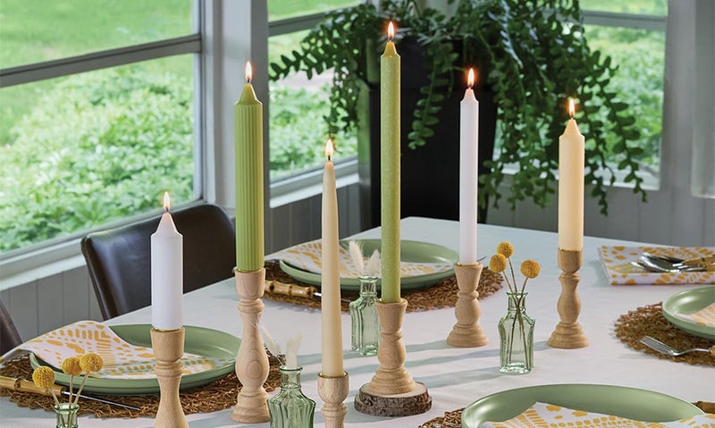 Root Candles 12-Count Unscented Dinner Candles Dripless Beeswax Enhanced Timberlineâ„¢ Aristaâ„¢ Boxed Candle Set, 12-Inch, White - Image 4
