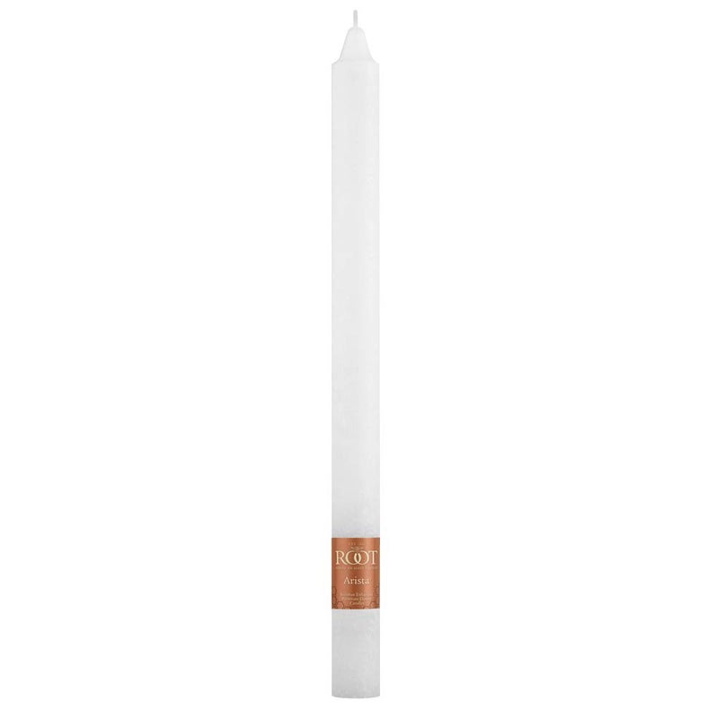 Root Candles 12-Count Unscented Dinner Candles Dripless Beeswax Enhanced Timberlineâ„¢ Aristaâ„¢ Boxed Candle Set, 12-Inch, White - Image 3