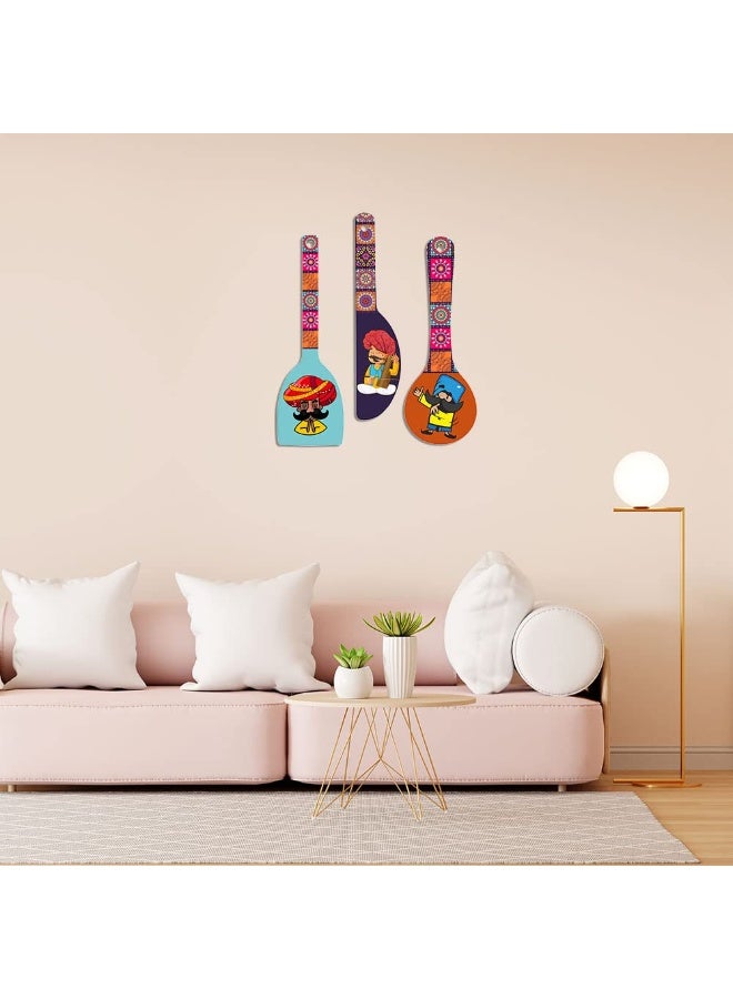 آرتفيب لوحة جدارية خشبية من Artvibes مستوحاة من ثقافة راجستان للمنزل | ديكور مصنوع يدويًا | فن جداري للردهة | رسومات جدارية | لوحات | مناظر طبيعية | ديكور مطبوع | ديكور جداري من MDF | صور مطبوعة | (WH_5012N) - Image 2