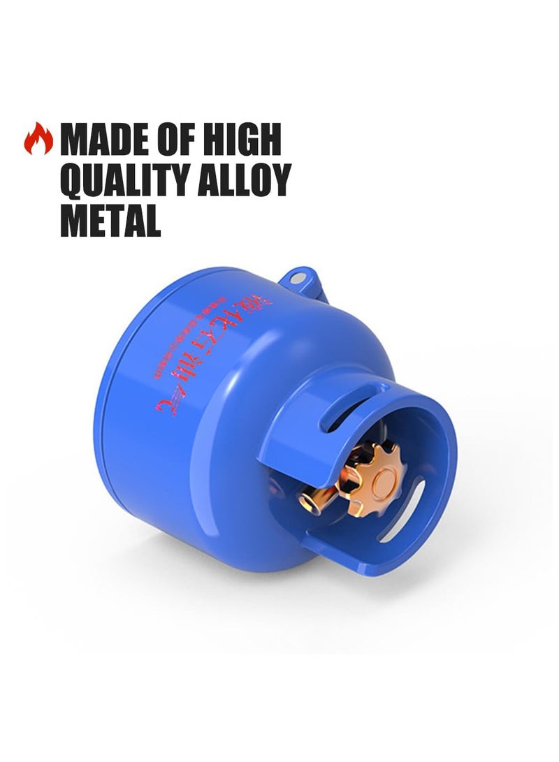 SYOSI Push Start Button Cover, Gas Cylinder Motorcycle Ignition Cover, Funny Car Engine Start Button Cover, Cool Car Motorcycle Accessories, Interior Decor Sticker Decals Switch Cover, Blue  - Image 3