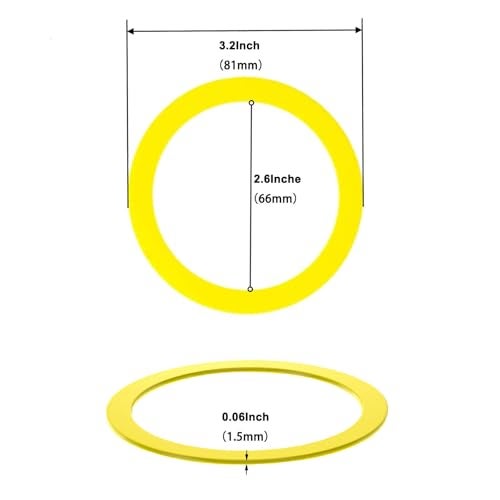 Femory Flush Valve Seal for Kohler, GP1059291 Silicone Replacement for Toilets - Upgraded Seal Kit Compatible with Kohler K-GP1059291 Canister-2 PCS - Image 2
