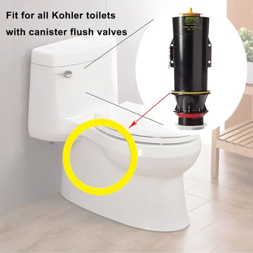 Femory Flush Valve Seal for Kohler, GP1059291 Silicone Replacement for Toilets - Upgraded Seal Kit Compatible with Kohler K-GP1059291 Canister-2 PCS - Image 3