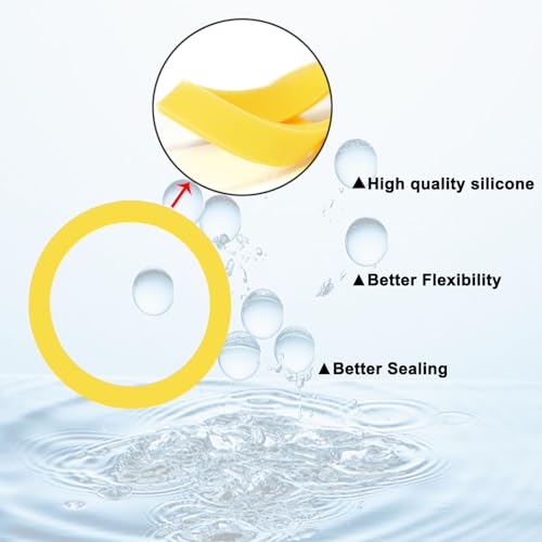 Femory Flush Valve Seal for Kohler, GP1059291 Silicone Replacement for Toilets - Upgraded Seal Kit Compatible with Kohler K-GP1059291 Canister-2 PCS - Image 4