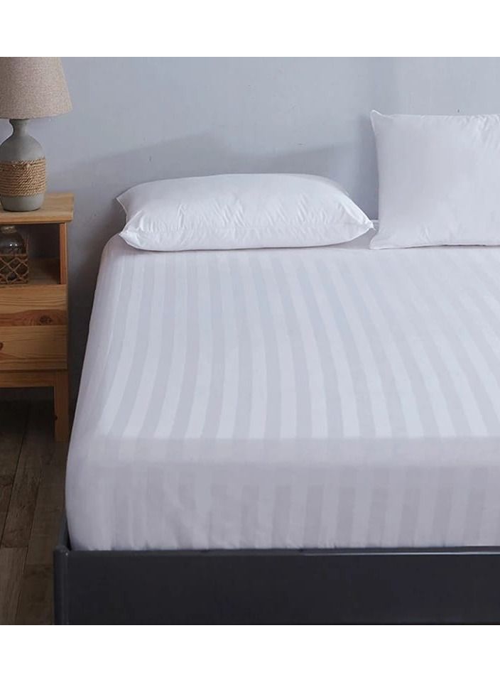 Hotel fitted sheet, size 150×200, height 30 cm - Image 1