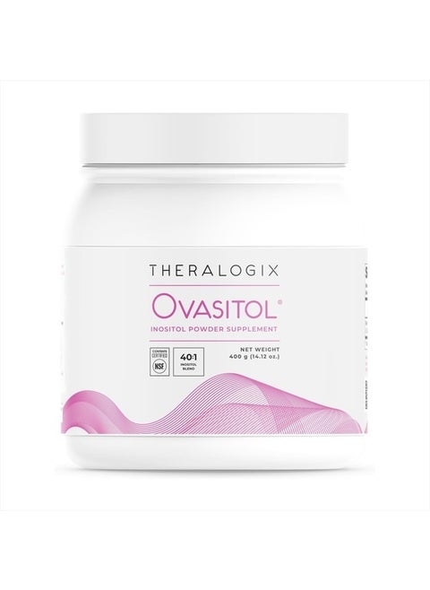 Ovasitol Inositol Powder - 90-Day Supply - Myo-Inositol & D-Chiro Inositol for Hormone Balance & Ovarian Function Support* - NSF Certified - 400 g (180 Servings)