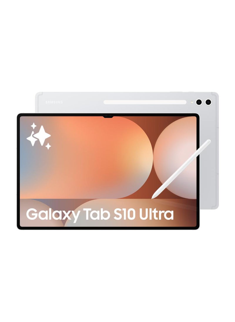 Samsung Galaxy Tab S10 Ultra Platinum Silver 12GB RAM 256GB 5G - International Version - Image 1