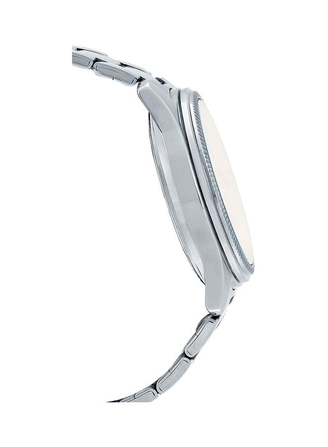 كاسيو ساعة يد كرونوغراف مقاومة للماء طراز MTP-1375D-7AV - 49 مم - فضي رجال - Image 4