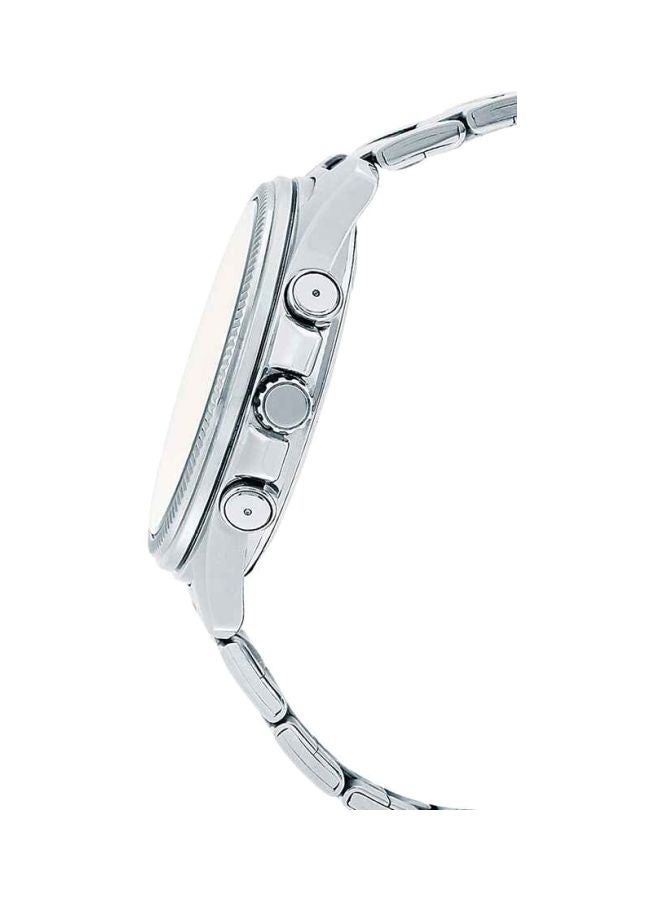 كاسيو ساعة يد كرونوغراف مقاومة للماء طراز MTP-1375D-7AV - 49 مم - فضي رجال - Image 3