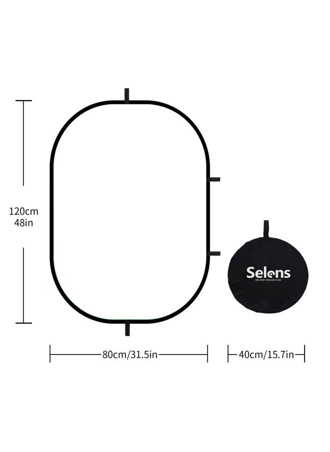 Soft White Diffuser Foldable Light Diffuser Light Diffusion Panel with Carry Bag, Diffuser Fabric Light Modifier for ​TV Production Video Studio Photography Interview Portrait Shots -31x47in…