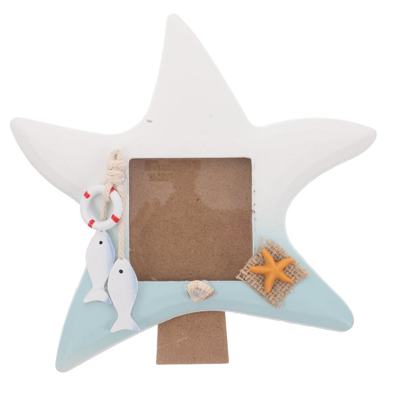 Fish Shaped Picture Frame Frame Beach Decor Beach Theme Photo Frame Nautical Decor for Home Family Photo Frames - Image 5