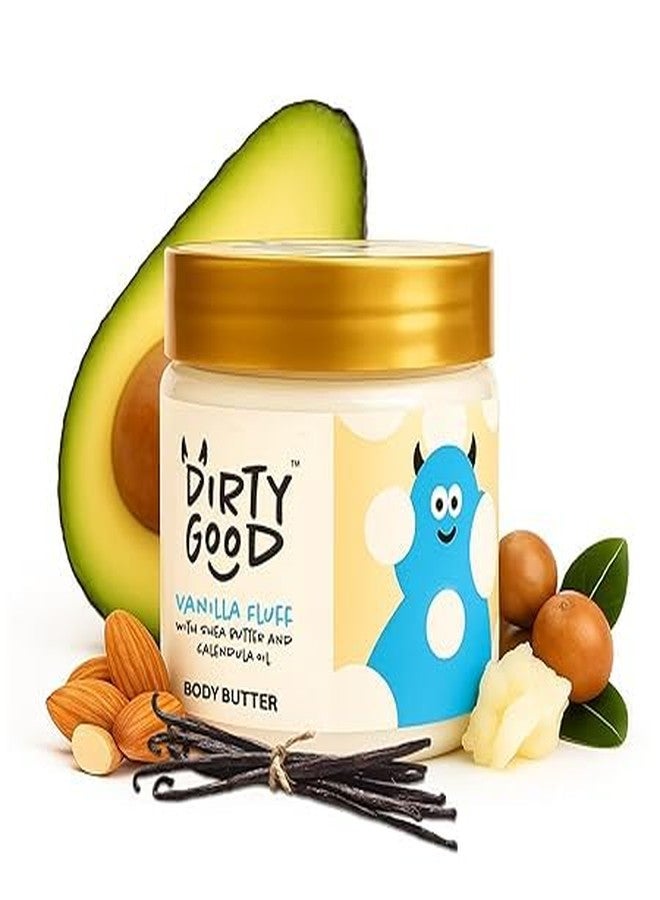 Dirty Good Kids Bath Wash & Body Butter Combo (3+ Years) – Gentle & pH Balanced | Sulphate, Paraben & Phthalates Free | Melontastic Watermelon Bath Wash (150g) & Vanilla Fluff Body Butter (120g) - Image 2