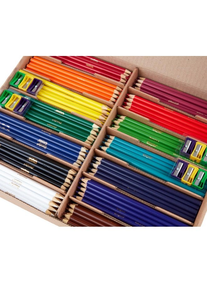 Crayola Colored Pencil Classpack (462ct), Bulk Colored Pencils, 14 Assorted Colors, School Supplies for Teachers, Ages 3+ - Image 4