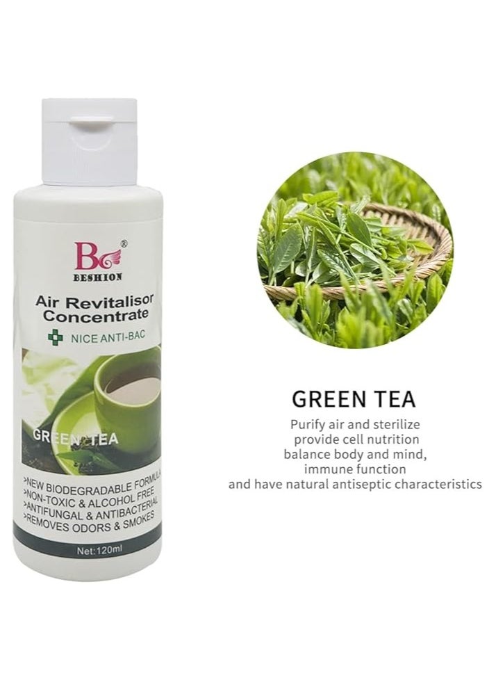 Generic Green Tea 120ML - Beshion Air Revitalisor Concentrate Water-Soluble Drops For Humidifier  - Image 2