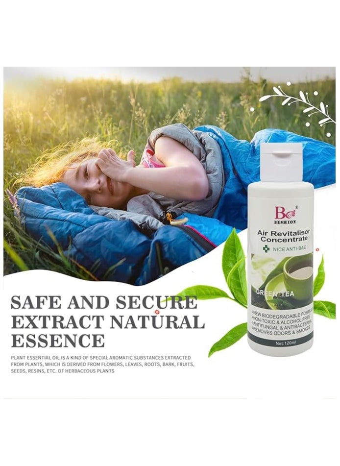 Generic Green Tea 120ML - Beshion Air Revitalisor Concentrate Water-Soluble Drops For Humidifier  - Image 3