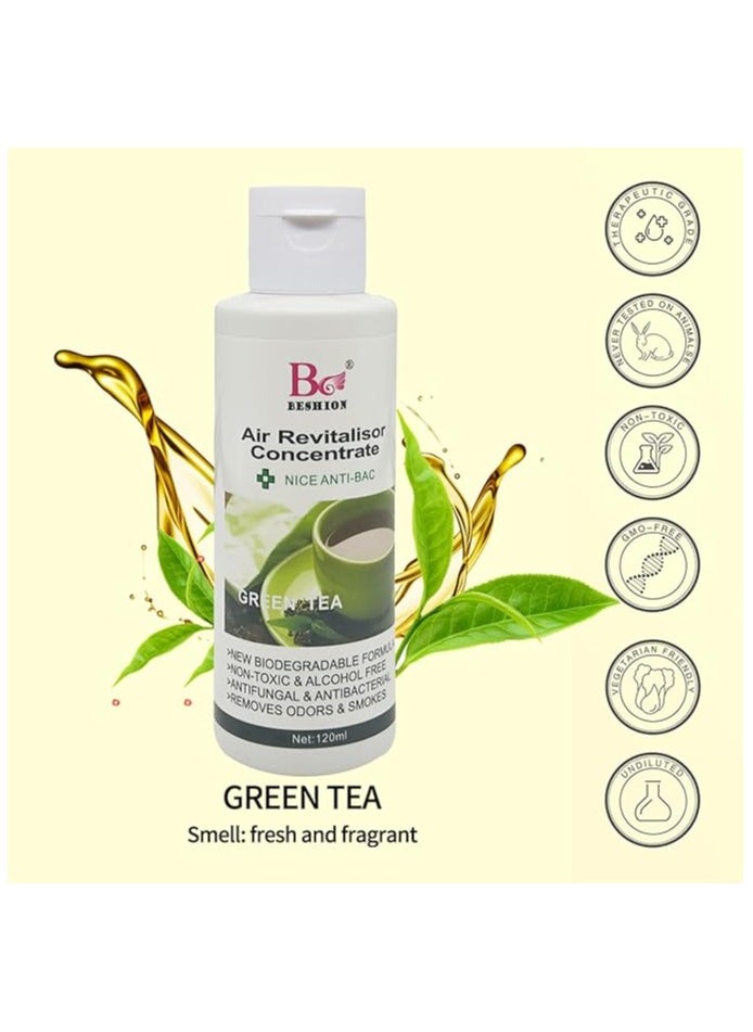 Generic Green Tea 120ML - Beshion Air Revitalisor Concentrate Water-Soluble Drops For Humidifier  - Image 4