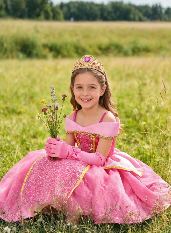 Axaxa Aurora Costume for Girls Princess Aurora Dress with Accessories for 3 years - Image 5