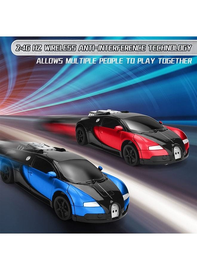 YelaJoy ألعاب للأولاد أطفال سيارات آر سي ألعاب روبوتية مع ضوء LED سيارة ذكية (أزرق)  - Image 3