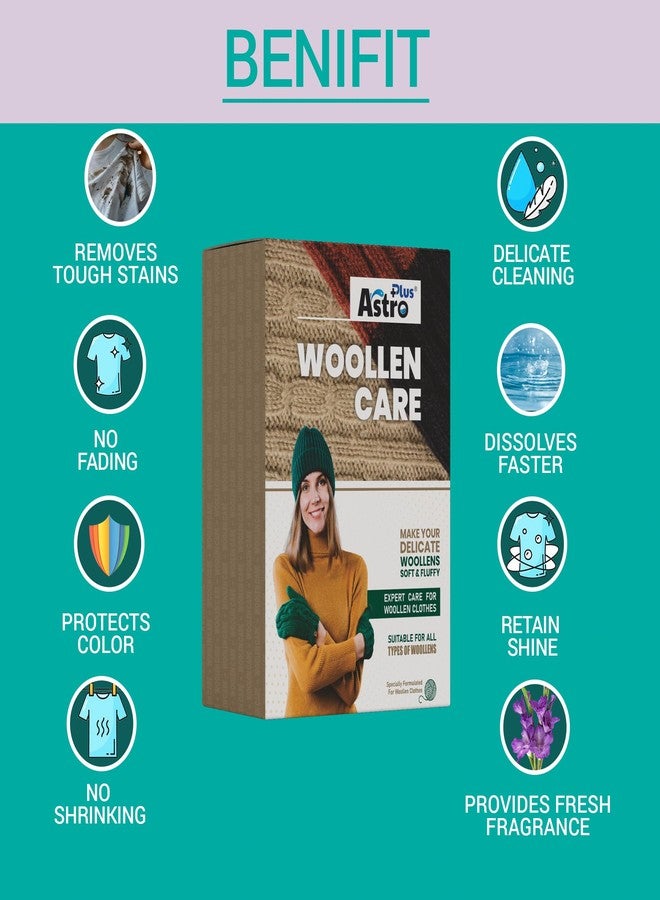 ASTRO PLUS + Astro Plus Woolen Care Liquid - Gentle, Eco-Friendly Wool Washing Liquid for Soft, Fresh, and Long-Lasting Wool Garments (5 Pouch x 40 ml each) - Image 2