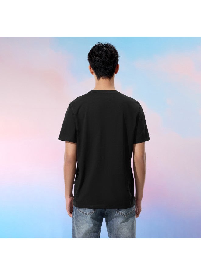 HLA Antibacterial & Anti-mite】2025 Summer New Street Trend Cool & Breathable Men's Round-neck Short-sleeve T-shirt - Image 5