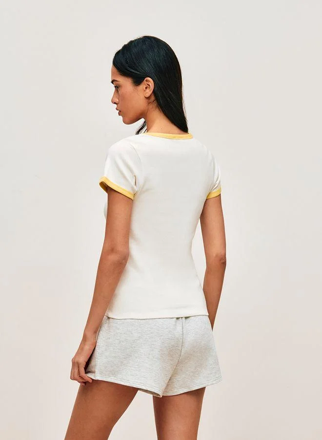 Undiz Gray fleece shorts